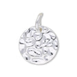 Charm - Anhänger Rund (gehämmert) - PerlineBeads SA