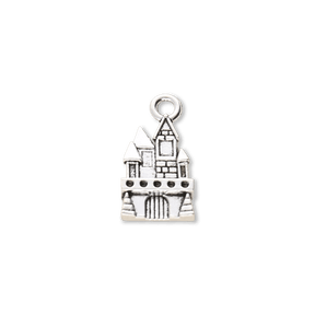 Charm - Anhänger Schloss - PerlineBeads SA