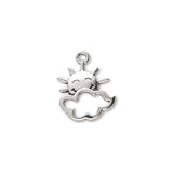 Charm - Anhänger Sonne mit Wolke - PerlineBeads SA