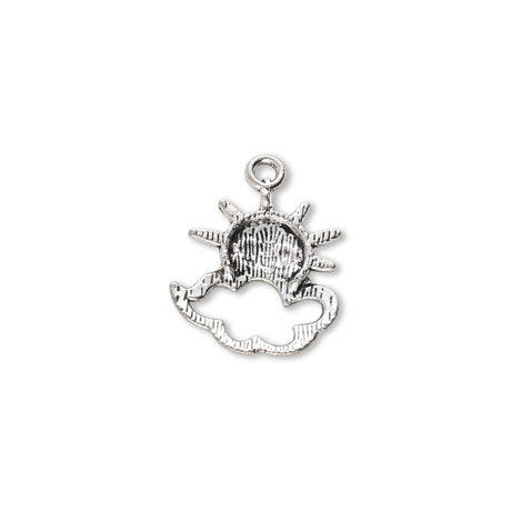 Charm - Anhänger Sonne mit Wolke - PerlineBeads SA