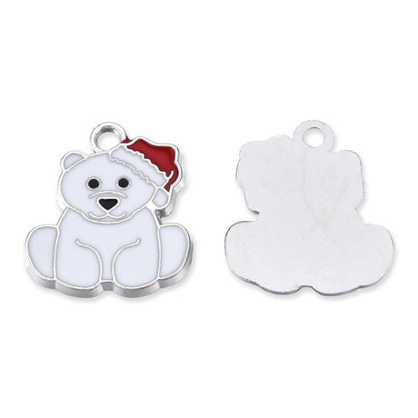 Charm / Anhänger Weihnachten “Bär” - PerlineBeads SA