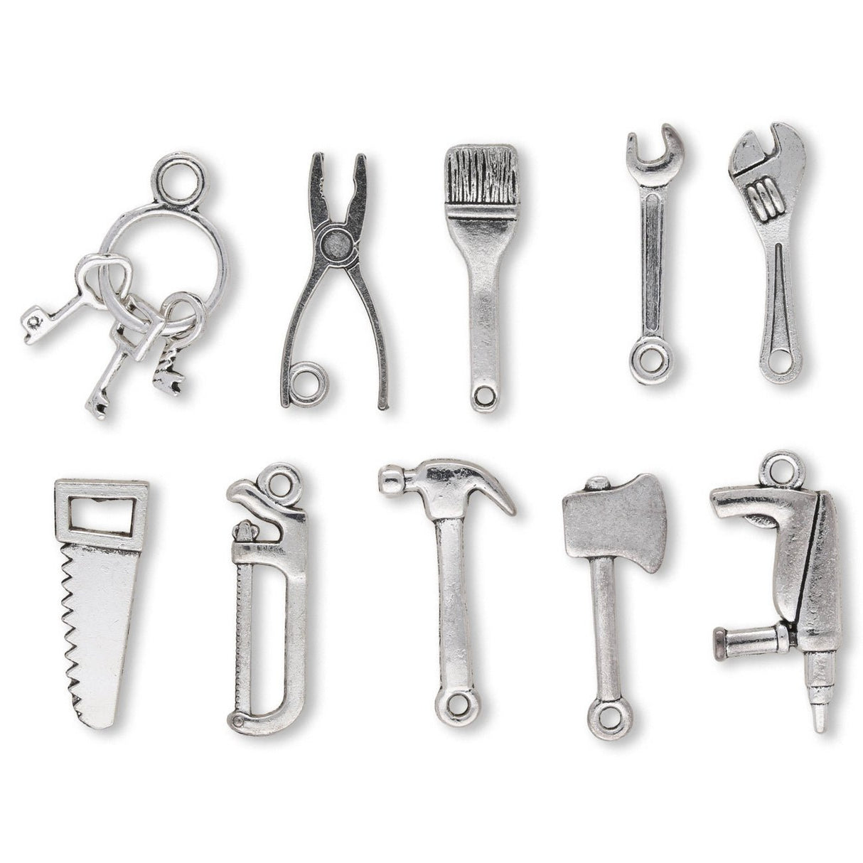 Charm Set “Tools I” (10 Stk.) - PerlineBeads SA