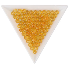 Citrin Perlen · rund · 4 mm - PerlineBeads SA