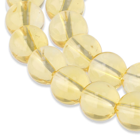 Citrin Perlen · rund · 8 mm - PerlineBeads SA