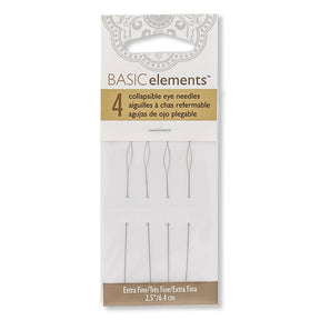 Collapsible Eye Needles – Extra Fine - PerlineBeads SA