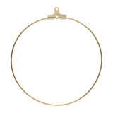 Creolen aus Edelstahl - 49 x 45 mm – Farbe Gold - PerlineBeads