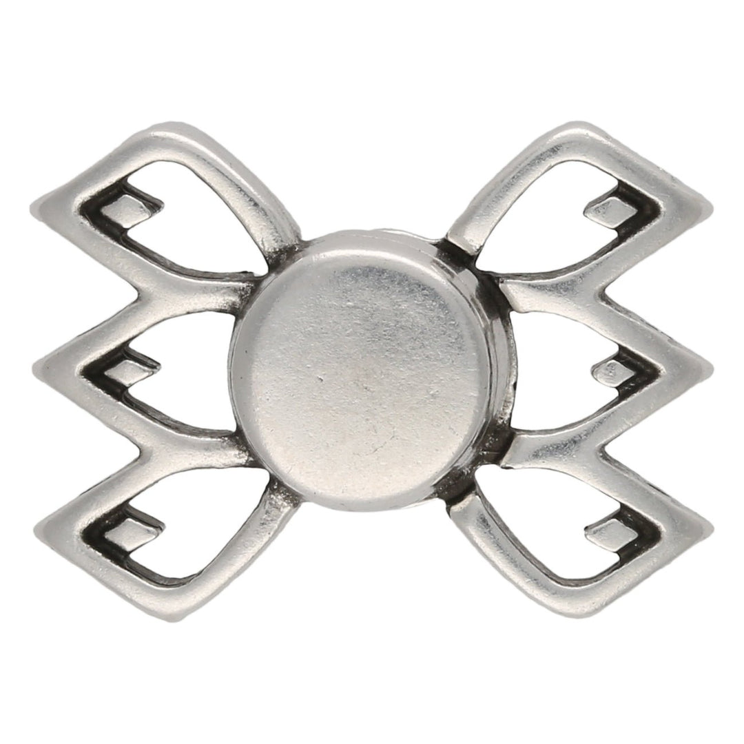 Cymbal™ Fylakopi III GemDuo Magnetic Clasp - Antique Silver Plate - PerlineBeads
