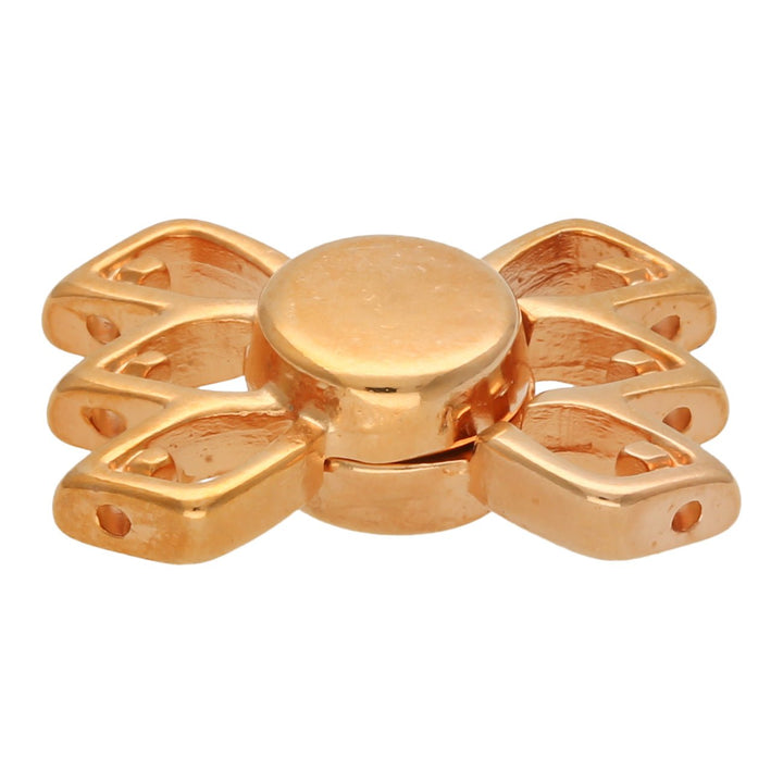 Cymbal™ Fylakopi III GemDuo Magnetic Clasp - Rose Gold Plate - PerlineBeads