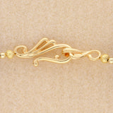 Dekorativer S - Haken Verschluss – goldfarben - PerlineBeads SA