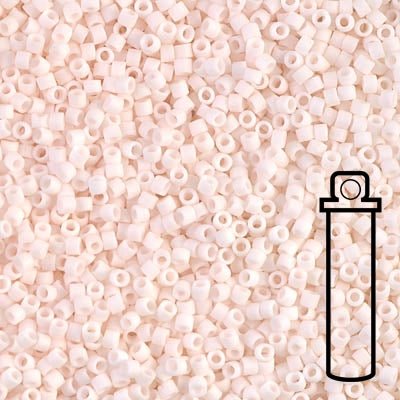 Delica 11/0 - DB1510 - Matte Opaque Bisque White - PerlineBeads SA