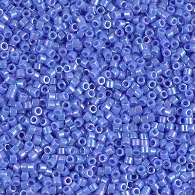 Delica 11/0 - DB167 - Opaque Light Sapphire AB - PerlineBeads