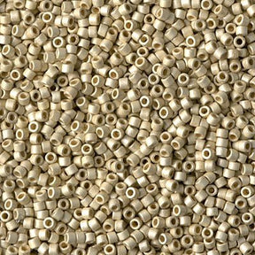 Delica 11/0 - DB1831F - Duracoat Galvanized Matt Silver - PerlineBeads