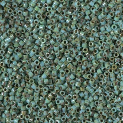 Delica 11/0 - DB2264 - Picasso Seafoam Green Matte - PerlineBeads SA