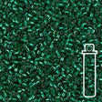 Delica 11/0 - DB605 - Silver Lined Emerald - PerlineBeads SA