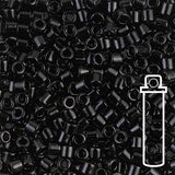 Delica 8/0 - DBL - 0010 - Black - PerlineBeads SA