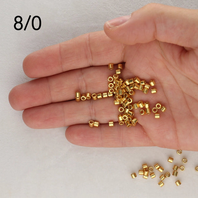 Delica 8/0 - DBL - 0010 - Black - PerlineBeads SA