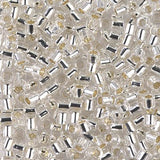 Delica 8/0 - DBL - 0041 - Silver Lined Crystal - PerlineBeads SA