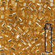 Delica 8/0 - DBL - 0042 - Silver Lined Gold - PerlineBeads SA