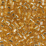 Delica 8/0 - DBL - 0042 - Silver Lined Gold - PerlineBeads SA
