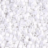 Delica 8/0 - DBL - 0200 - Opaque Chalk White - PerlineBeads SA