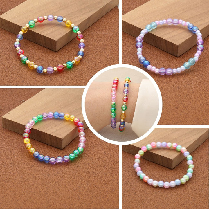 DIY Armband - Bastelset mit runden Acrylperlen - PerlineBeads SA