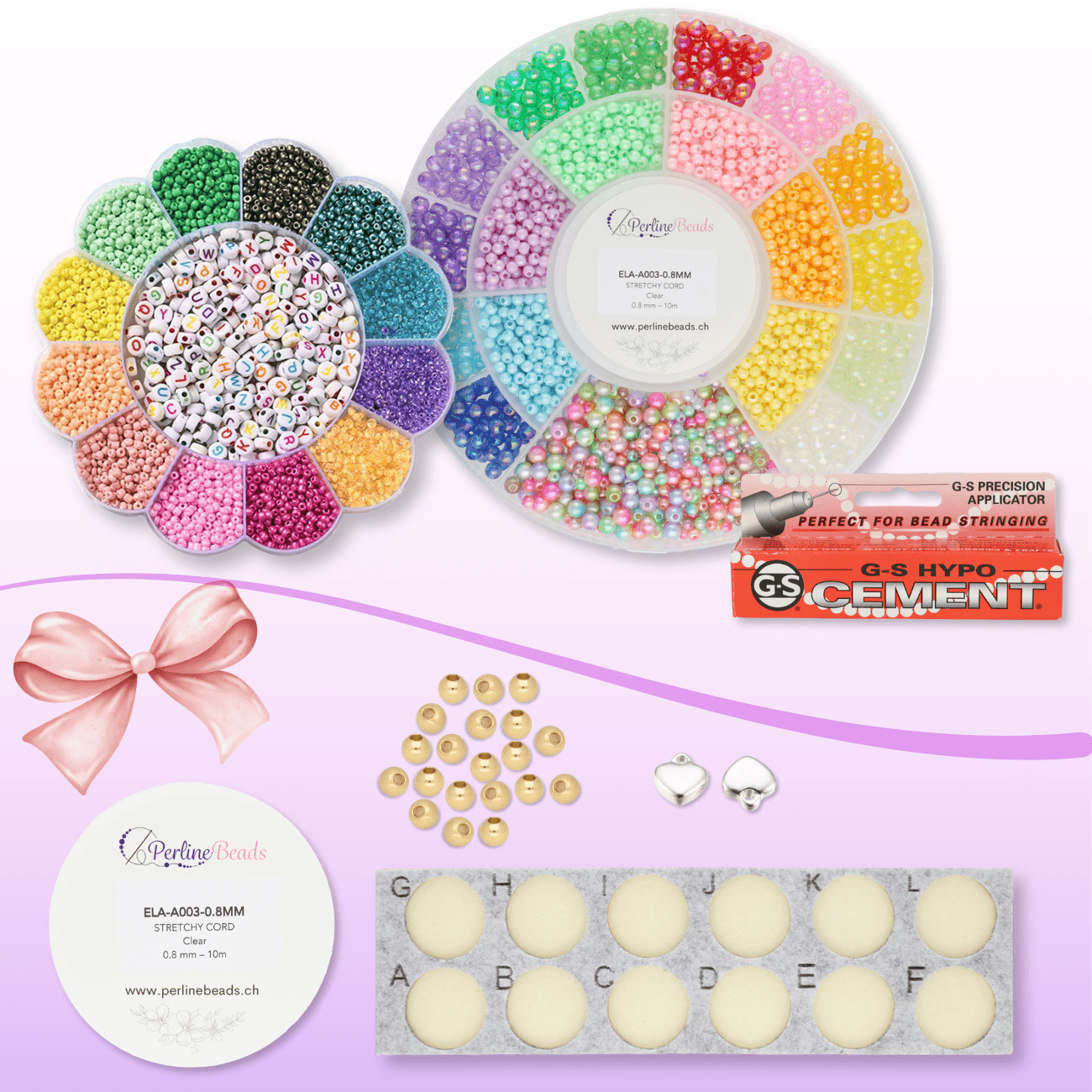 DIY Bastelset⎢Komplett - Bundle - PerlineBeads SA