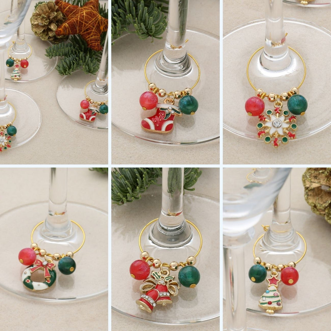 DIY - Glasmarkierer Kit - Weihnachten I (5 - teilig) - PerlineBeads SA