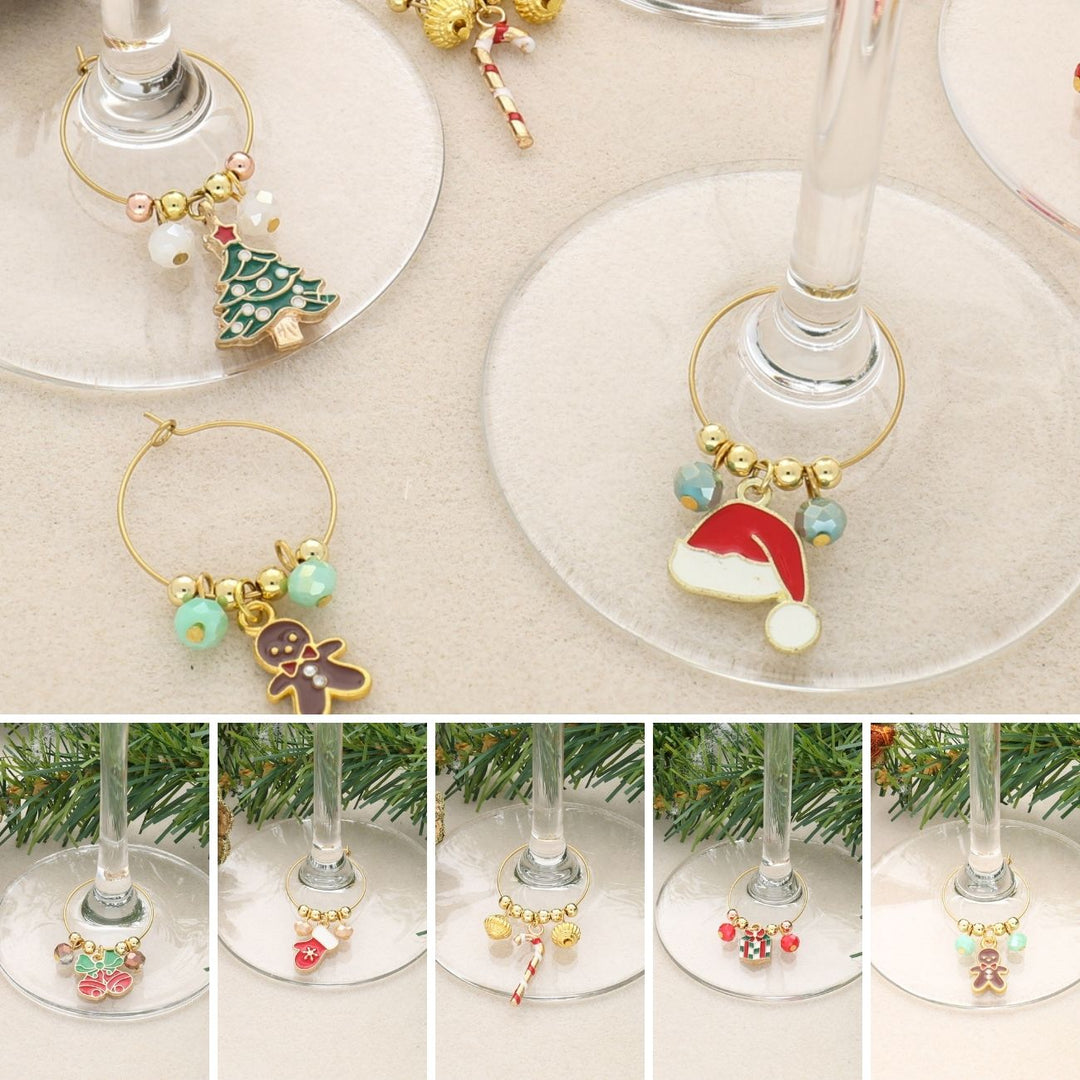 DIY - Glasmarkierer Kit - Weihnachten II (7 - teilig) - PerlineBeads SA