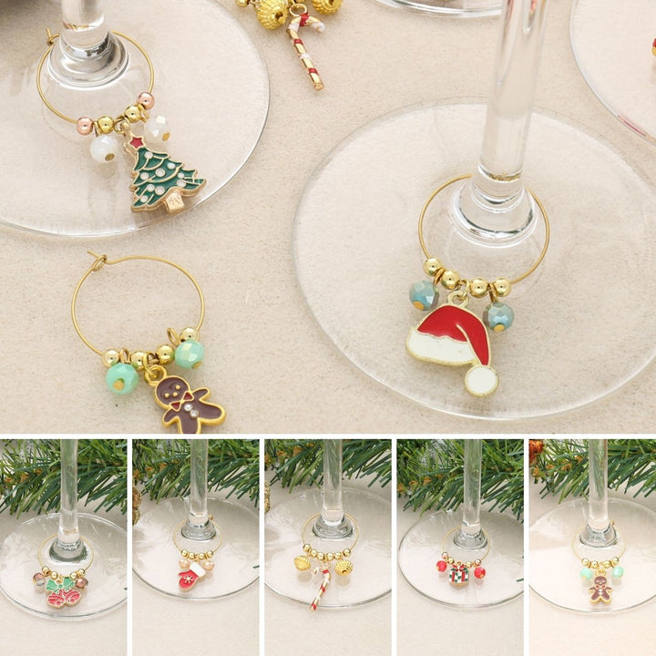 DIY - Glasmarkierer Kit - Weihnachten II (7 - teilig) - PerlineBeads SA