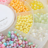 DIY Schmuck - Bundle: Acrylperlen, elastischen Faden & Glasrondellen (Rot/Schwarz/Gelb) – 15 % - PerlineBeads SA