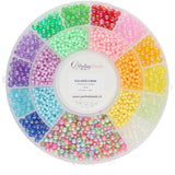 DIY Schmuck - Bundle: Acrylperlen, elastischen Faden & Glasrondellen (Rot/Schwarz/Gelb) – 15 % - PerlineBeads SA