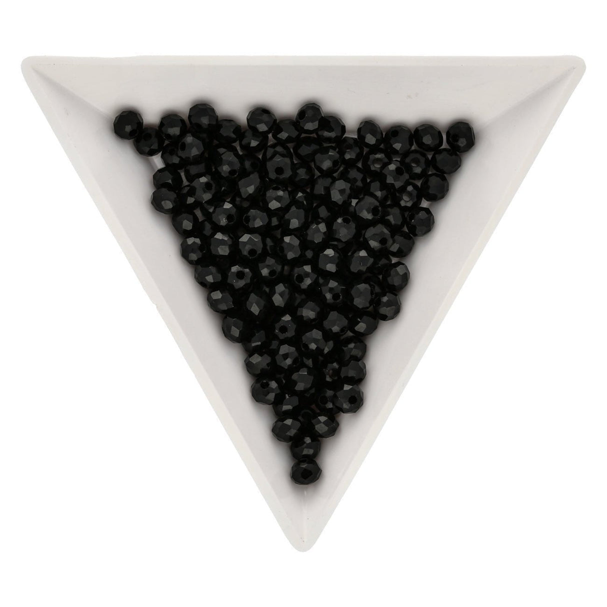 DIY Schmuck - Bundle: Acrylperlen, elastischen Faden & Glasrondellen (Rot/Schwarz/Gelb) – 15 % - PerlineBeads SA