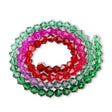 Doppelkegel aus Glas ⋅ 6 mm ⋅ Forest Bloom - PerlineBeads SA