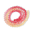 Doppelkegel aus Glas ⋅ 6 mm ⋅ Golden Flame - PerlineBeads SA