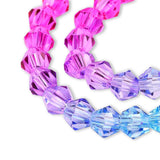 Doppelkegel aus Glas ⋅ 6 mm ⋅ Pastel Splash - PerlineBeads SA