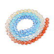 Doppelkegel aus Glas ⋅ 6 mm ⋅ Summer Horinzon - PerlineBeads SA