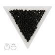 Drop Beads 3,4 mm – Opaque Black - PerlineBeads SA