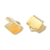 Edelstahl Bandklemme 10 mm - Goldfarbig - PerlineBeads SA