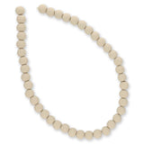 Farbige Holzperlen – ca. Ø 10 mm - Beige - PerlineBeads SA
