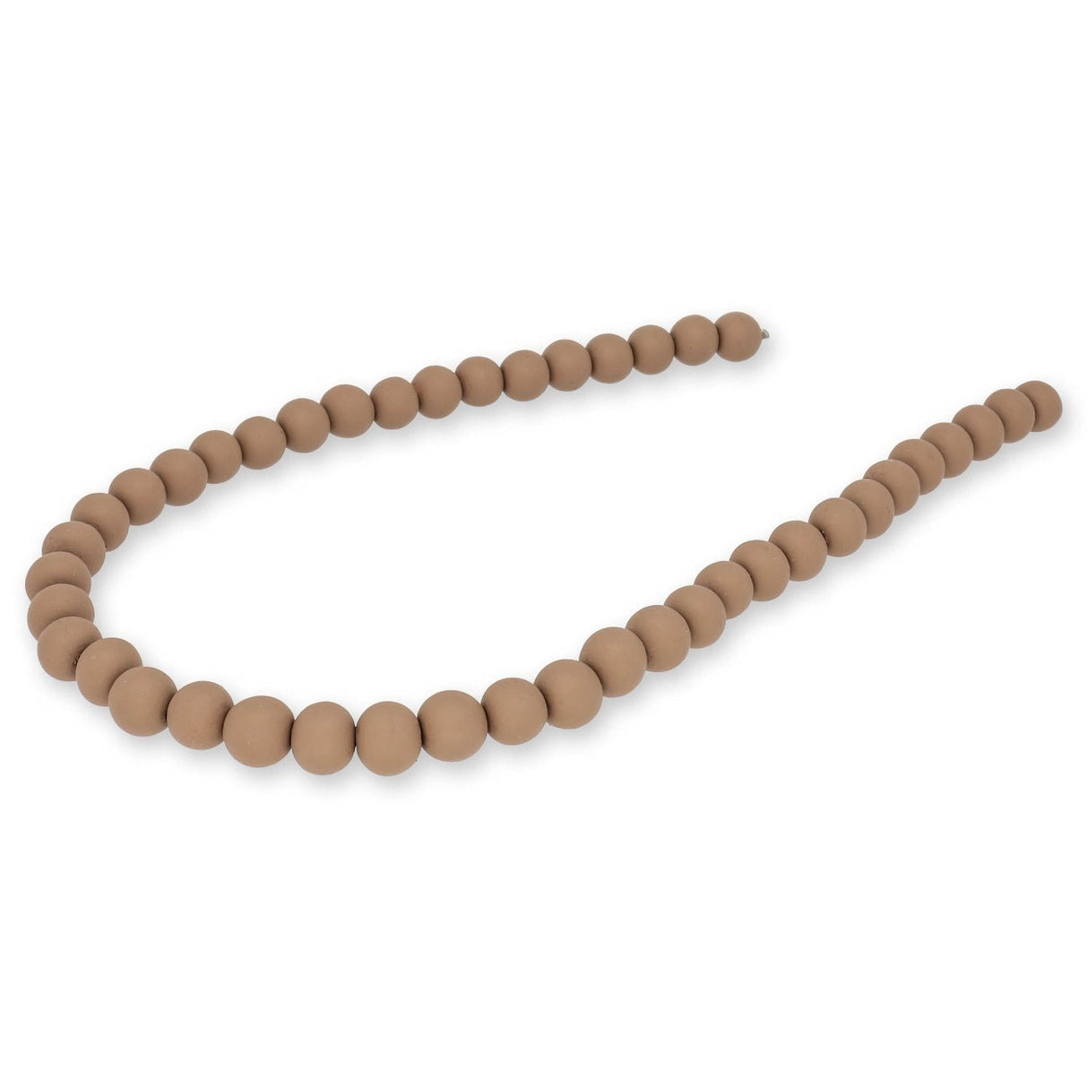 Farbige Holzperlen – ca. Ø 10 mm - Braun - PerlineBeads SA