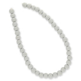 Farbige Holzperlen – ca. Ø 10 mm - Grau - PerlineBeads SA