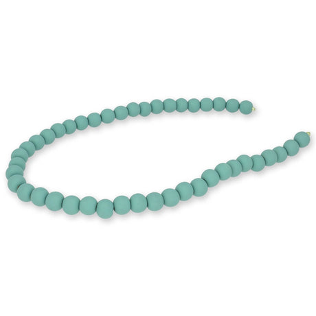 Farbige Holzperlen – ca. Ø 10 mm - Helles Smaragdgrün - PerlineBeads SA