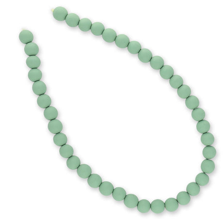 Farbige Holzperlen – ca. Ø 10 mm - Hellgrün - PerlineBeads SA