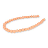 Farbige Holzperlen – ca. Ø 10 mm - Lachs - PerlineBeads SA