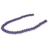 Farbige Holzperlen – ca. Ø 10 mm - Lavendel - PerlineBeads SA