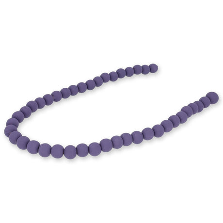 Farbige Holzperlen – ca. Ø 10 mm - Lavendel - PerlineBeads SA