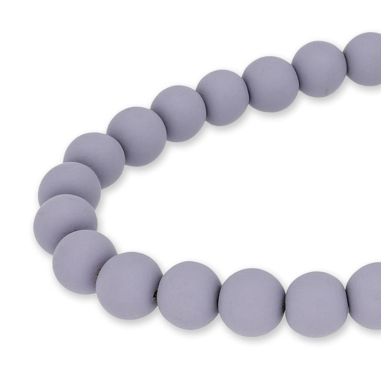 Farbige Holzperlen – ca. Ø 10 mm - Lavendel Hell - PerlineBeads SA