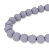 Farbige Holzperlen – ca. Ø 10 mm - Lavendel Hell - PerlineBeads SA