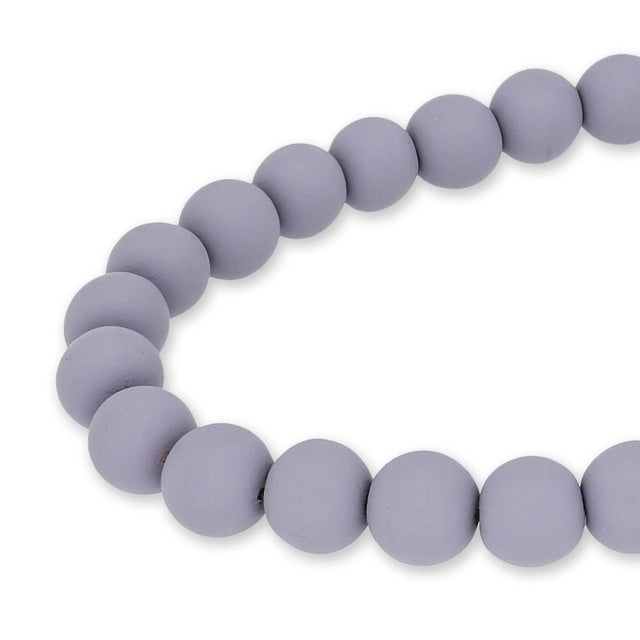 Farbige Holzperlen – ca. Ø 10 mm - Lavendel Hell - PerlineBeads SA