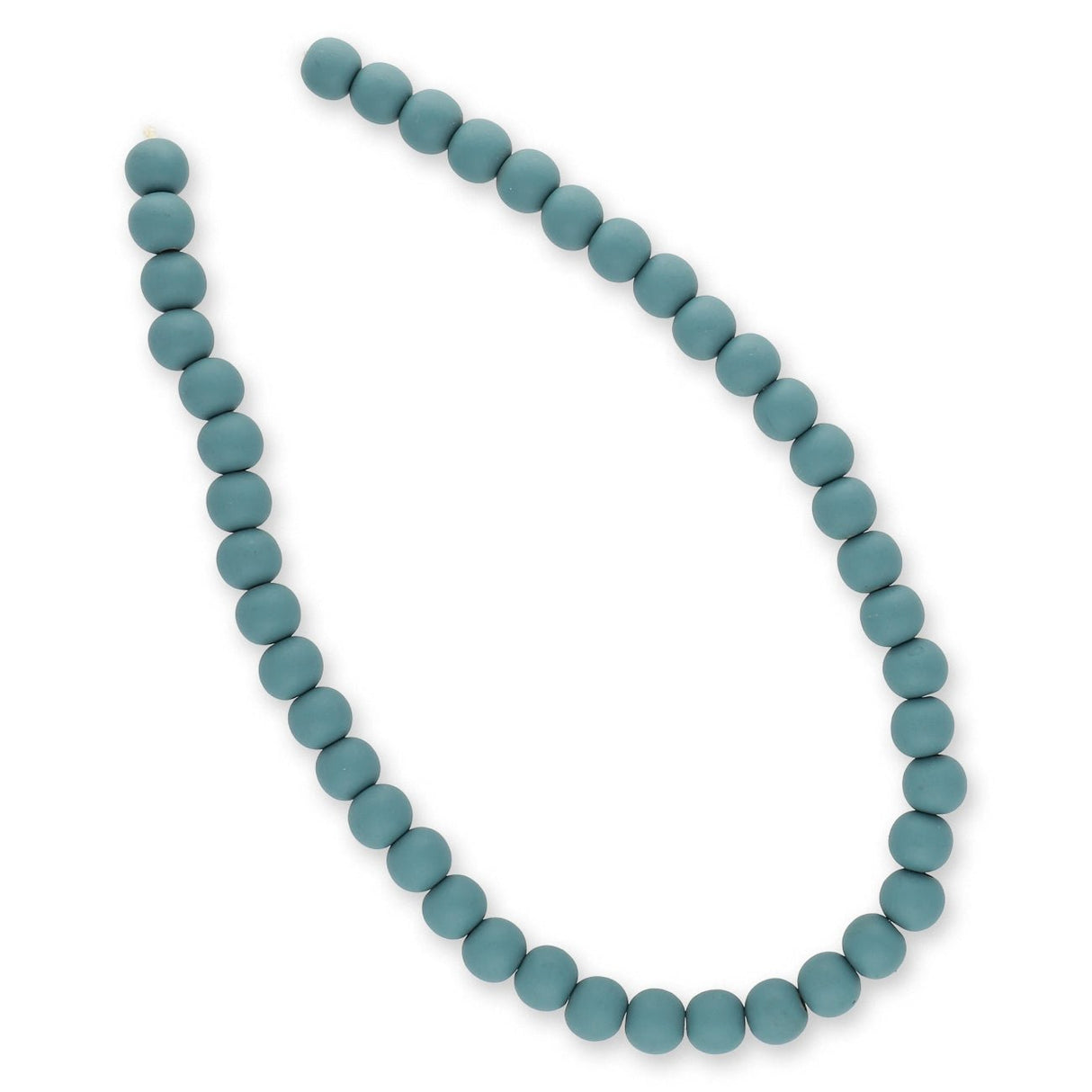 Farbige Holzperlen – ca. Ø 10 mm - Petrol - PerlineBeads SA